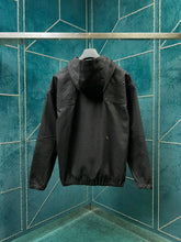 Load image into Gallery viewer, Monogram 3d black workman jacket
