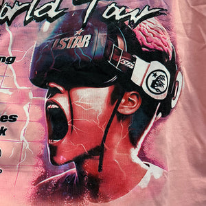 Hellstar brainwashed pink shirt