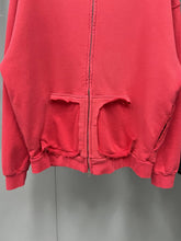 Load image into Gallery viewer, BB red and yellow zip hoodie
