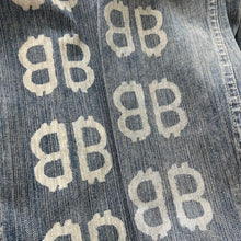 Load image into Gallery viewer, BB double logo denim jacket
