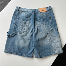 Load image into Gallery viewer, Monogram denim shorts 3d 2024
