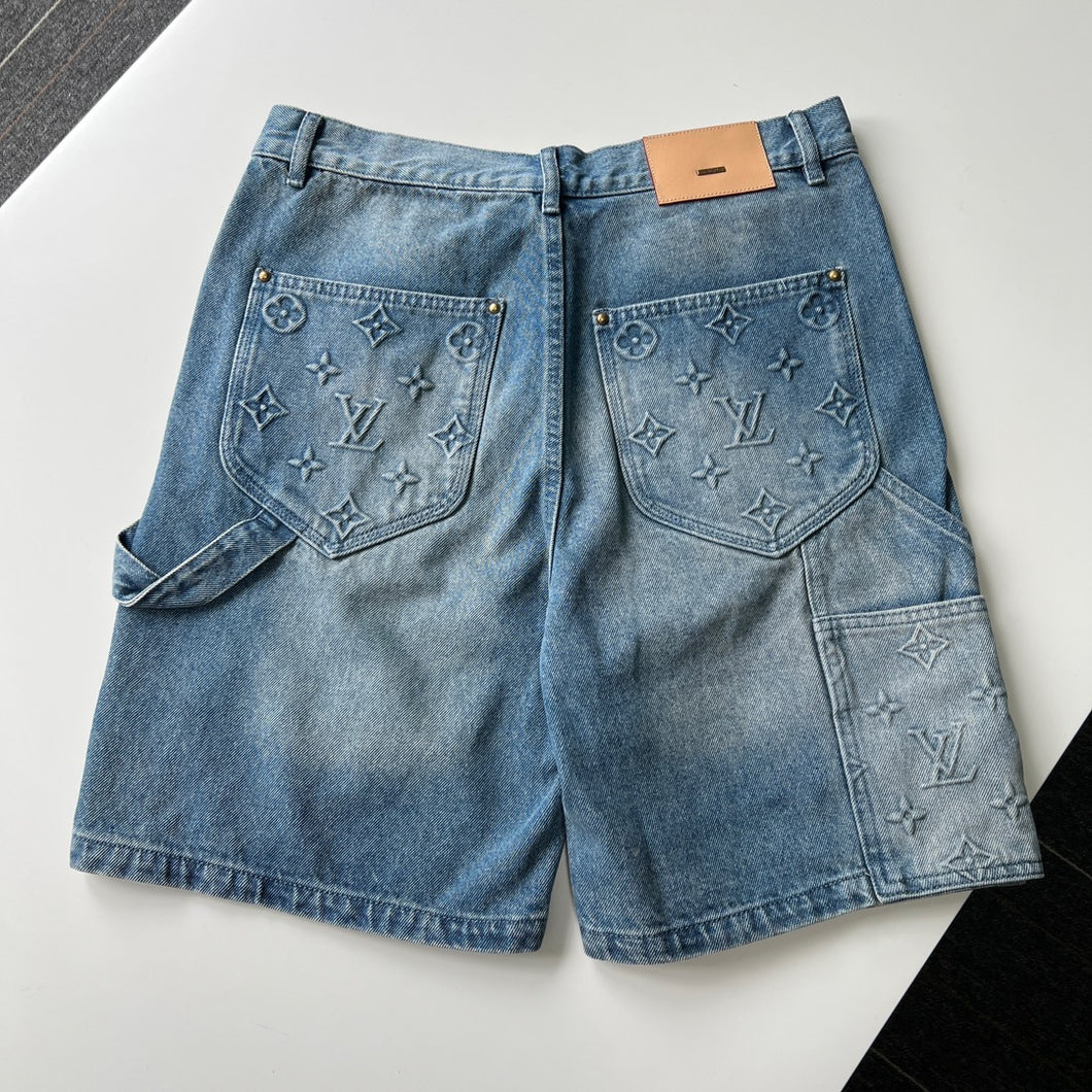 Monogram denim shorts 3d 2024