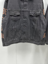 Load image into Gallery viewer, BB cyrpto denim jacket
