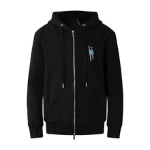 Load image into Gallery viewer, Givenchy lock zip up hoodie
