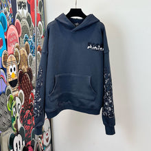 Load image into Gallery viewer, Amiri gray flame hoodie
