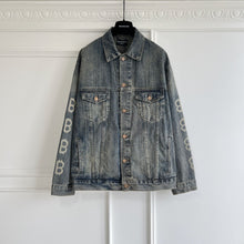 Load image into Gallery viewer, BB double logo denim jacket
