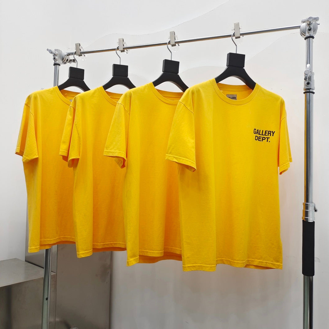 Gallery yellow classic logo shirt