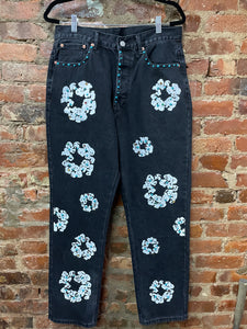 Denim tears black stuffed denim