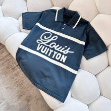Load image into Gallery viewer, Monogram yarn polo
