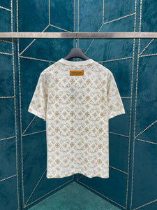 Monogram tan faded shirt