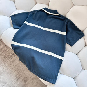 Monogram yarn polo