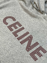 Load image into Gallery viewer, Celine maroon logo hoodie
