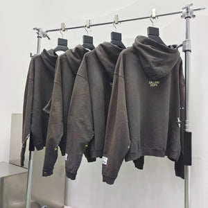 Gallery recycle gray washed hoodie