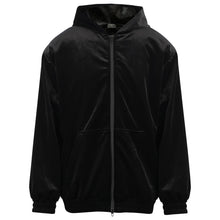 Load image into Gallery viewer, BB velvet rhinestone zip up hoodie
