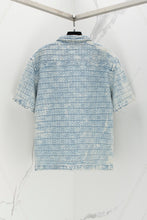 Load image into Gallery viewer, Givnechy denim light blue zip up
