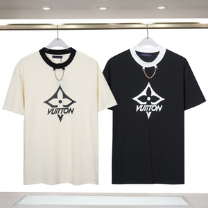 Monogram two tone chain shirt