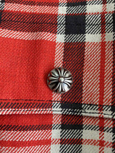 Load image into Gallery viewer, CH red flannel word sleeves outwear
