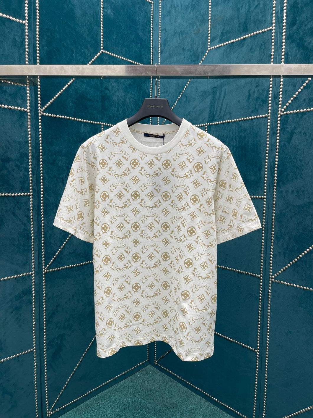 Monogram tan faded shirt