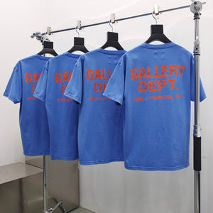 Gallery blue orange washed shirt