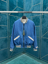 Load image into Gallery viewer, GG silk to denim reversible jacket
