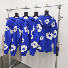 Load image into Gallery viewer, Denim tears royal blue hoodie
