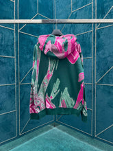 Load image into Gallery viewer, Monogram swirl knit hoodie
