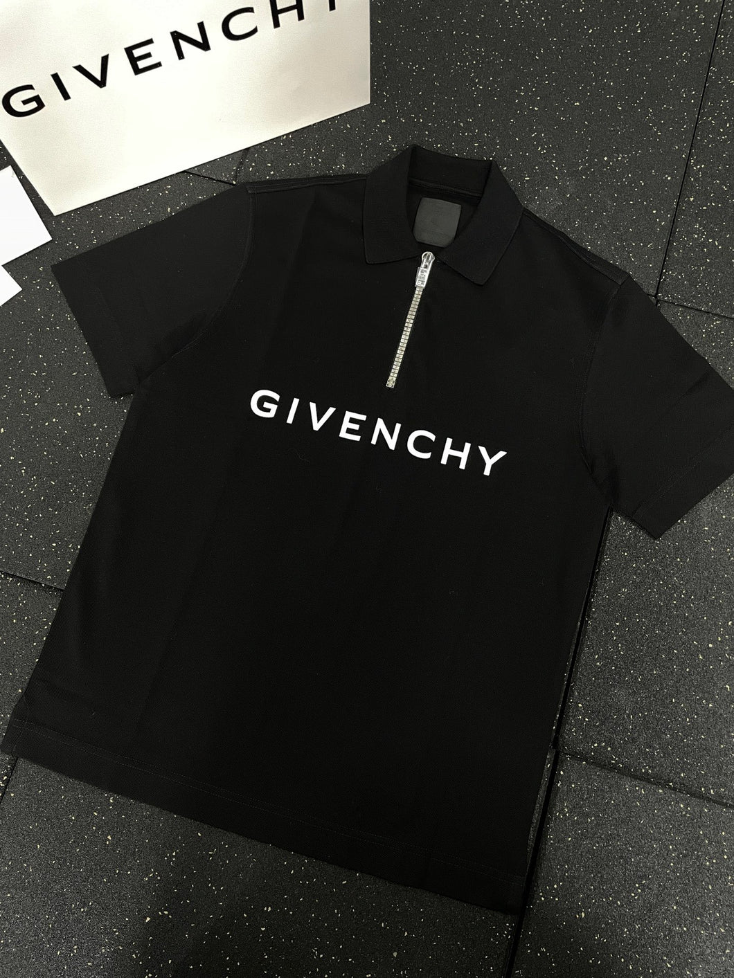 Givench half zip polo