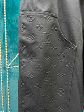 Monogram 3d black workman pants