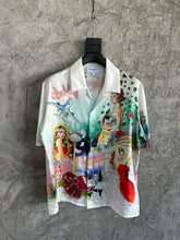 Load image into Gallery viewer, Casa crying lady silk shirt
