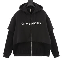 Load image into Gallery viewer, Givenchy  2 underlayd zip up hoodie
