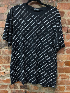 BB all over script shirt