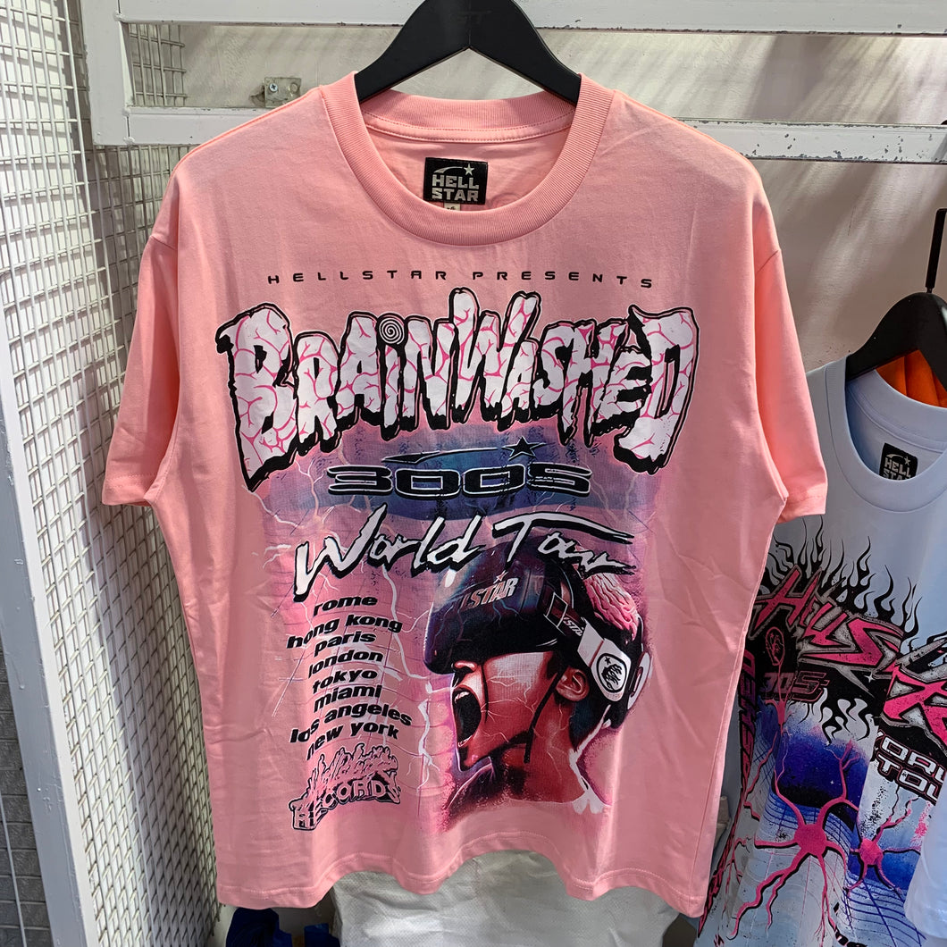 Hellstar brainwashed pink shirt