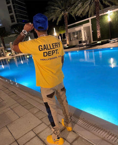 Gallery yellow classic logo shirt