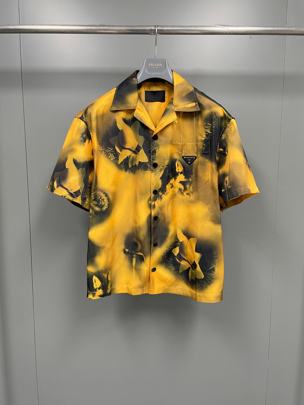 Prada yellow 2023 button down