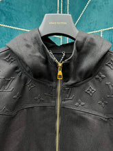 Load image into Gallery viewer, Monogram 3d black workman jacket
