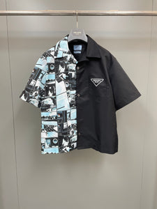 Prada boxy traffic button down