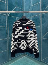 Load image into Gallery viewer, Monogram zerba color knit sweater
