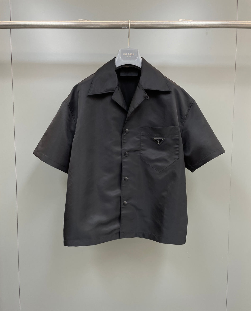 Prada black out button down