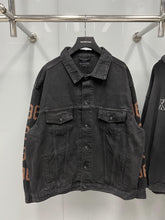 Load image into Gallery viewer, BB cyrpto denim jacket
