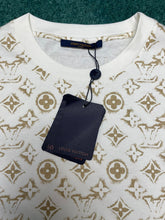 Load image into Gallery viewer, Monogram tan faded shirt
