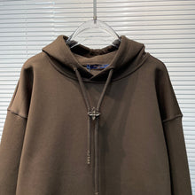 Load image into Gallery viewer, Monogram brown delux hoodie
