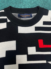 Load image into Gallery viewer, Monogram zerba color knit sweater
