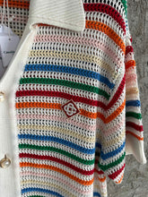 Load image into Gallery viewer, Casa multicolor knit stripe shirt
