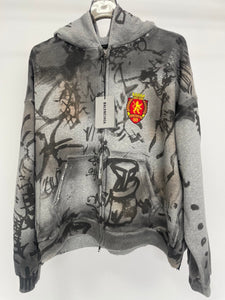 BB crest spray paint hoodie (3 colors)