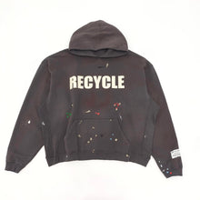 Load image into Gallery viewer, Gallery recycle gray washed hoodie
