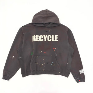 Gallery recycle gray washed hoodie