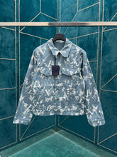 Load image into Gallery viewer, Monogram branches denim jacket
