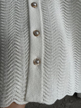 Load image into Gallery viewer, Casa white knit long sleeve shirt
