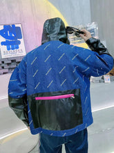 Load image into Gallery viewer, Bb denim half windbreaker
