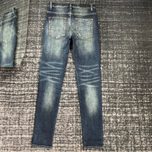 Load image into Gallery viewer, Red patek underlay denim
